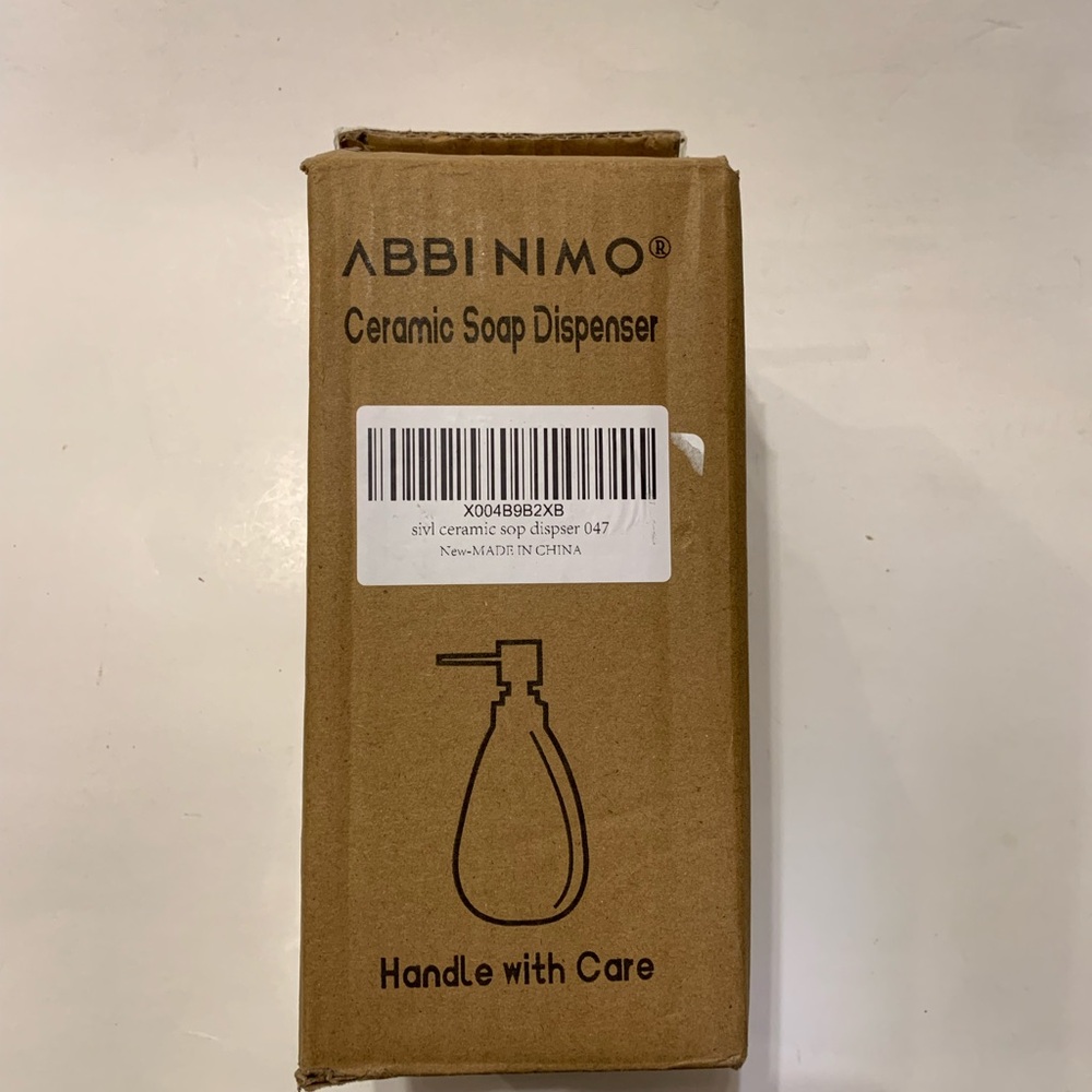 Abbi Nimo Ceramic Soap Dispenser